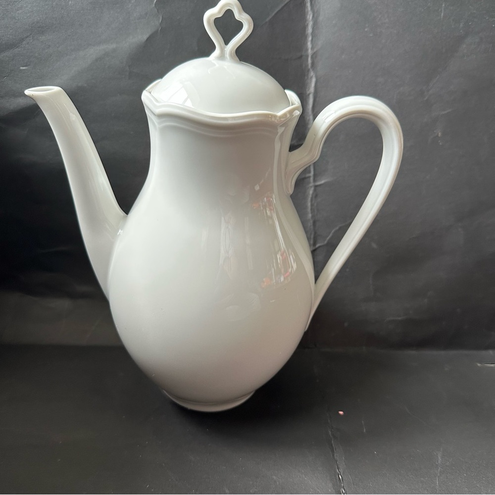 Marie Luise Seltmann Weiden Bavaria White Porcelain Coffee Or Teapots